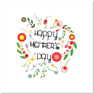 Happy Holiday Mother Day Shirt Posters and Art